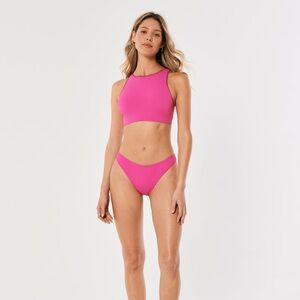 Gilly Hicks | Ribbed Bikini Set (Dark Pink)